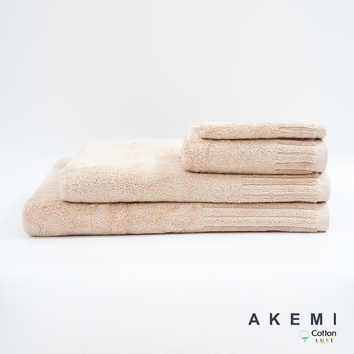 Picture of AKEMI Cotton Luxe Silky Soft Egyptian Towel - Chester Beige