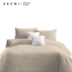 Picture of AKEMI Cotton Essentials Color Home 350TC Fitted Sheet Set - Nude Brown (K)