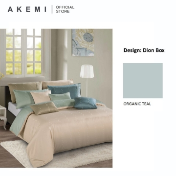 Picture of AKEMI Tencel Touch Clarity 850TC Fitted Sheet Set - Organic Teal (K)