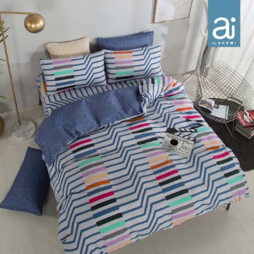 Picture of Ai BY AKEMI MicroXT Lovesome 580TC Fitted Sheet Set –  Kimoo (SS/Q/K)