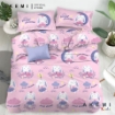 Picture of AKEMI Cotton Essential Cheeky Cheeks 730TC Quilt Cover Set - Sweet Dreams (SS/Q/K)