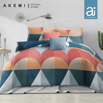 Picture of Ai By AKEMI Cotton Smitten 510TC Fitted Sheet Set - Dreodex (SS/Q/K)