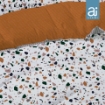 Picture of Ai By AKEMI Cotton Smitten 510TC Fitted Sheet Set - Granitto (SS/Q/K)