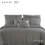 Picture of AKEMI Tencel Charcoal Concord 930TC Fitted Sheet Set – Light Grey (SS/Q/K)