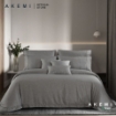 Picture of AKEMI Tencel Charcoal Concord 930TC Fitted Sheet Set – Light Grey (SS/Q/K)