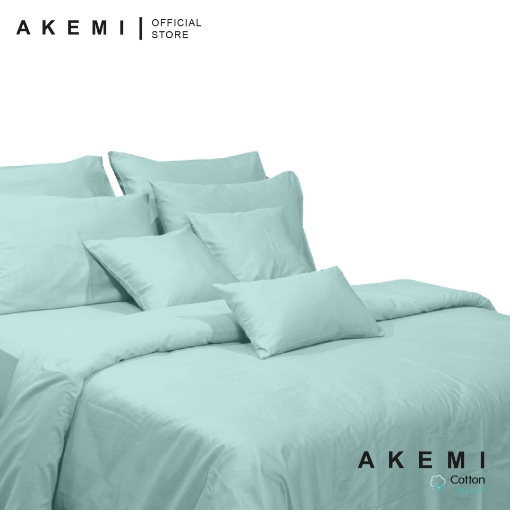 Picture of AKEMI Cotton Select Colour Array 750TC Fitted Sheet Set – Fair Aqua (SS/Q/K)