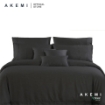 Picture of AKEMI Tencel Charcoal Concord 930TC Quilt Cover Set - Dark Soot Grey (SS/Q/K)