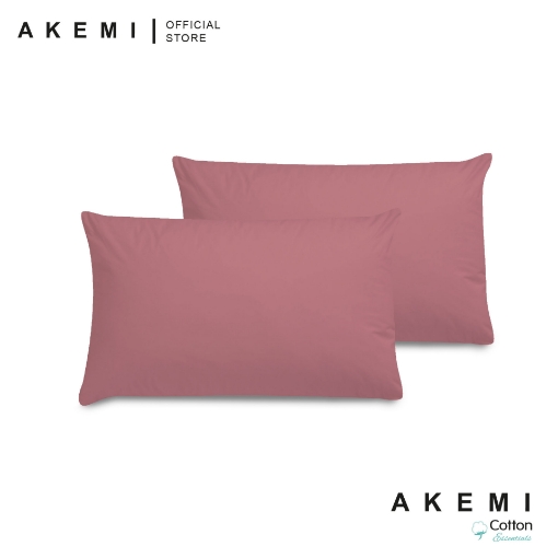 Picture of AKEMI Cotton Essentials Colour Home Divine Pillow Case -Mauve Glow Pink (48cm x 74cm)