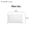 Picture of AKEMI Cotton Essentials Colour Home Divine Pillow Case -Mirage Grey (48cm x 74cm)