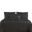 Picture of AKEMI Tencel Charcoal Concord 930TC Fitted Sheet Set – Dark Soot Grey (SS/Q/K)